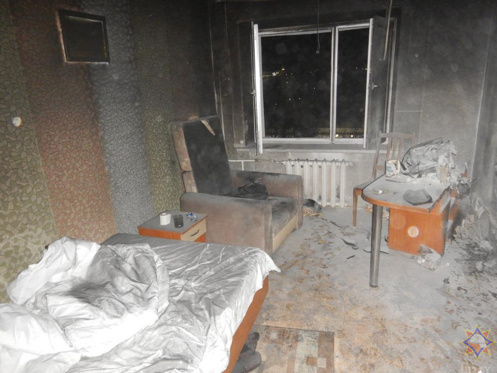 Сегодня ночью произошел пожар в гостинице в Могилеве