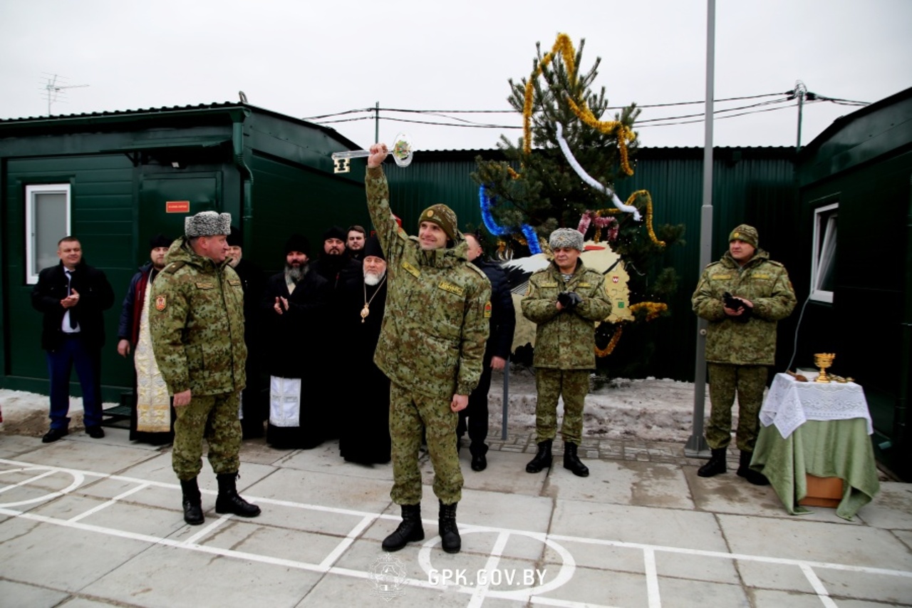 На беларусско-украинской границе открылась модульная застава