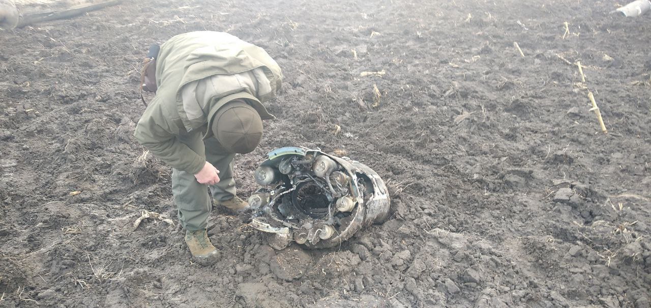Упавшая ракета в Брестской области – фото, видео
