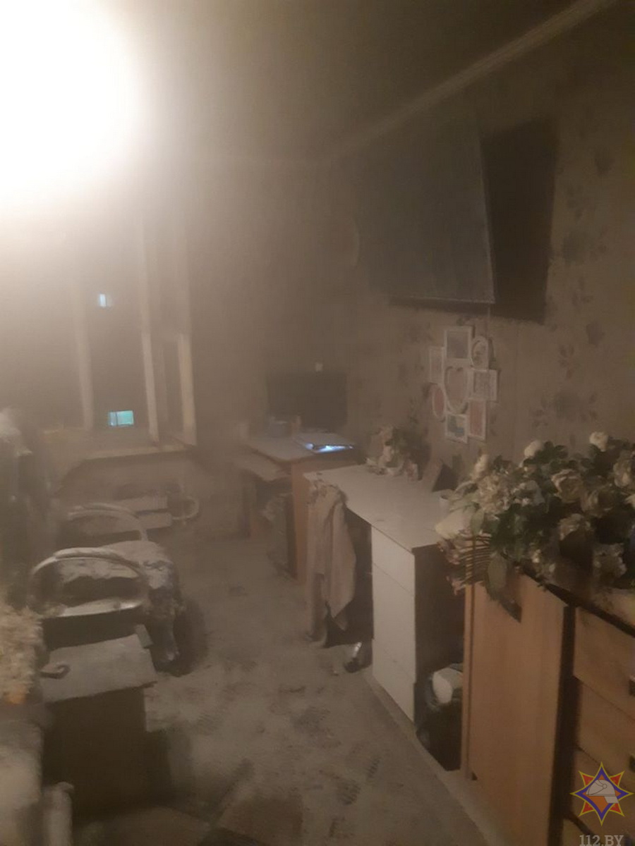 При пожаре общежития в Гродно эвакуировали 36 жильцов
