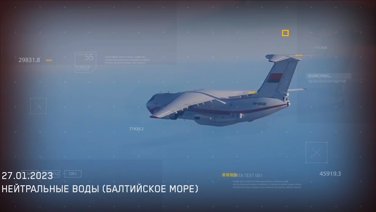 Самолеты НАТО сопровождали беларусский Ил-76 над Балтийским морем