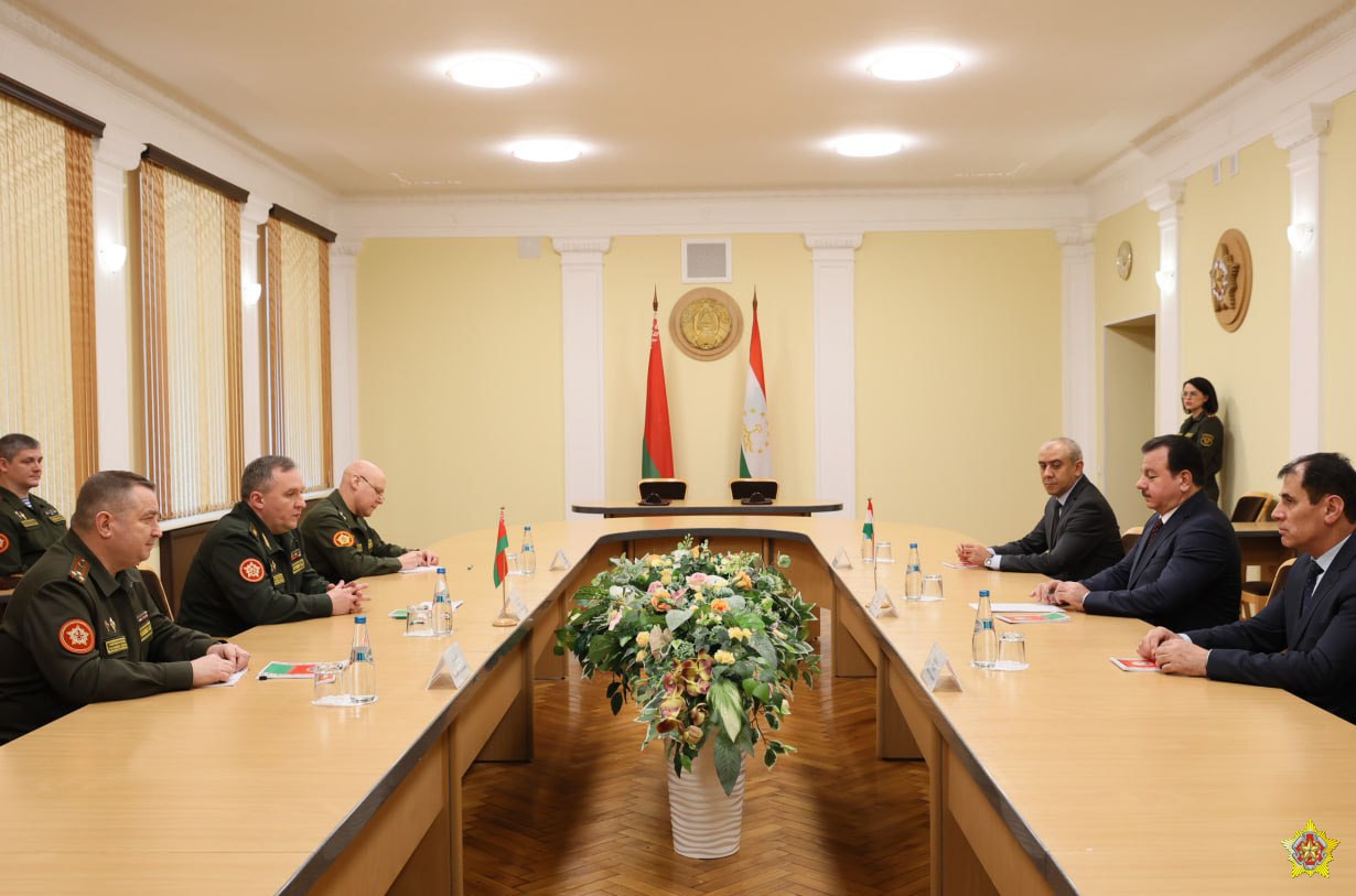 Министерства обороны Беларуси и Таджикистана утвердили план сотрудничества на год