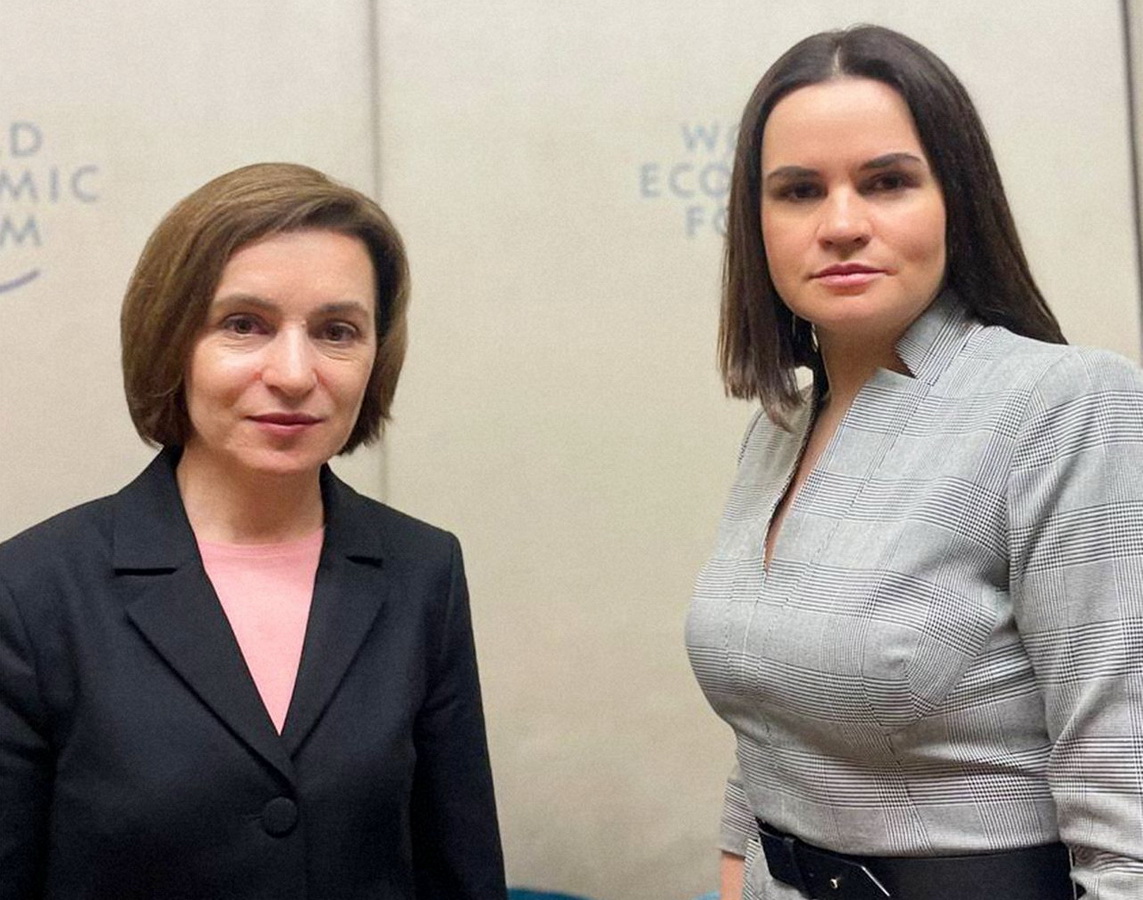 Тихановская обсуждала в Давосе помощь репрессированным, документы для беларусов и санкции