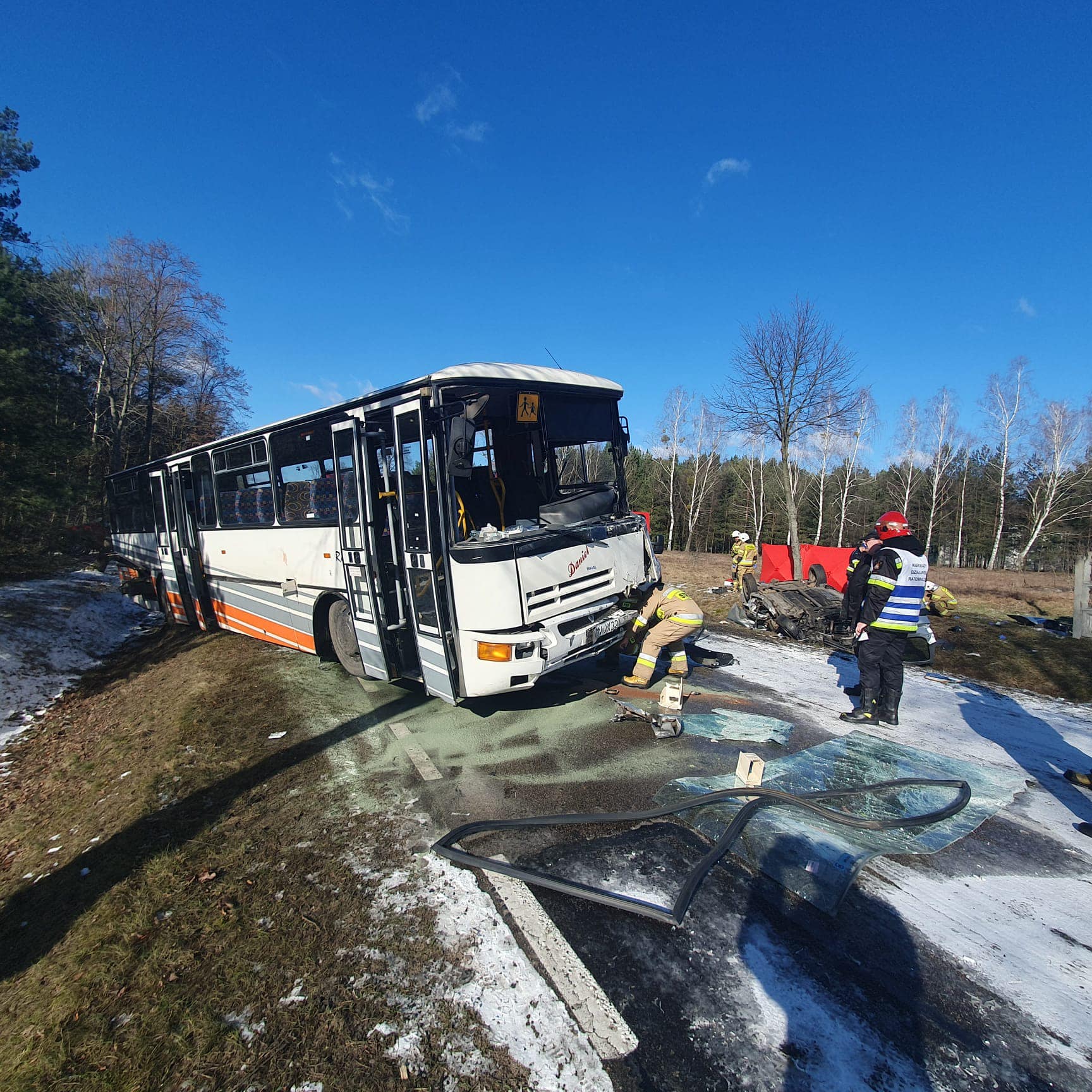 Двое беларусов погибли в Польше в ДТП с автобусом