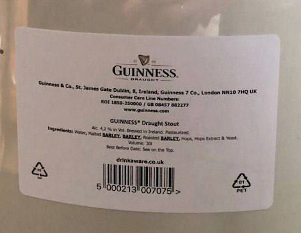 Беларусским импортерам предлагают поддельный "Guinness" в пластике