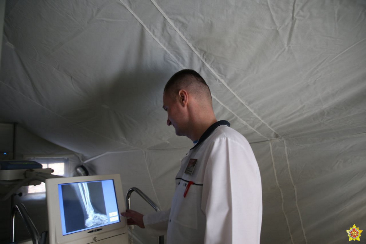 Беларусские военные медики развернули полевой госпиталь в Сирии