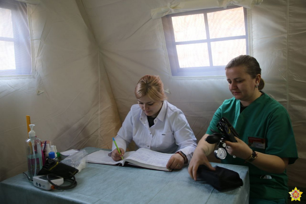 Беларусские военные медики развернули полевой госпиталь в Сирии