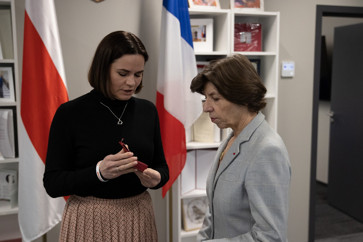 Тихановская обсудила Совбез ООН по ядерному оружию с главой французского МИД