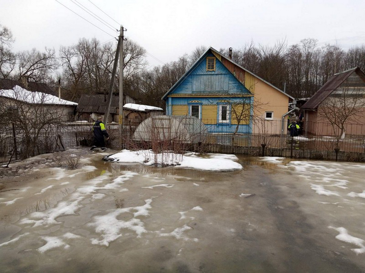 Подтопление в Городке