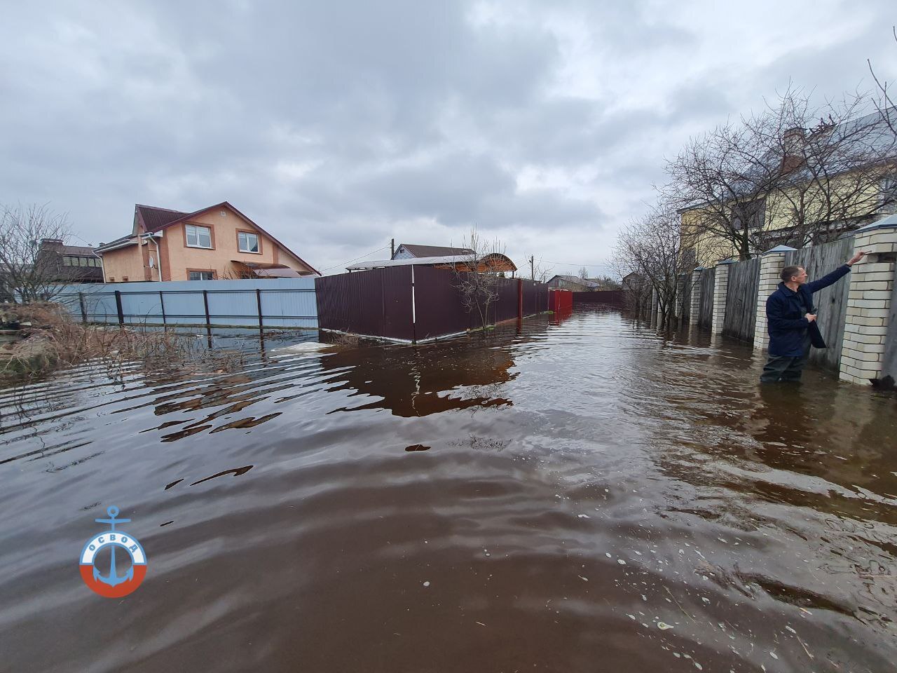 В Гомеле тонет микрорайон Монастырек