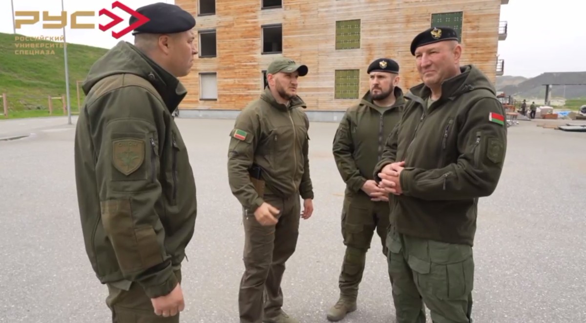 Минские омоновцы во главе с Балабой посетили Чечню