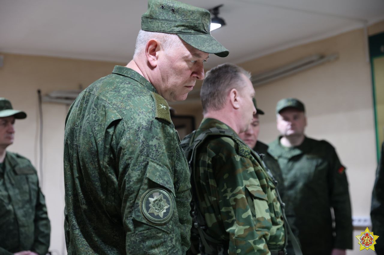 Хренин и Вольфович проверяют готовность теробороны Минской области