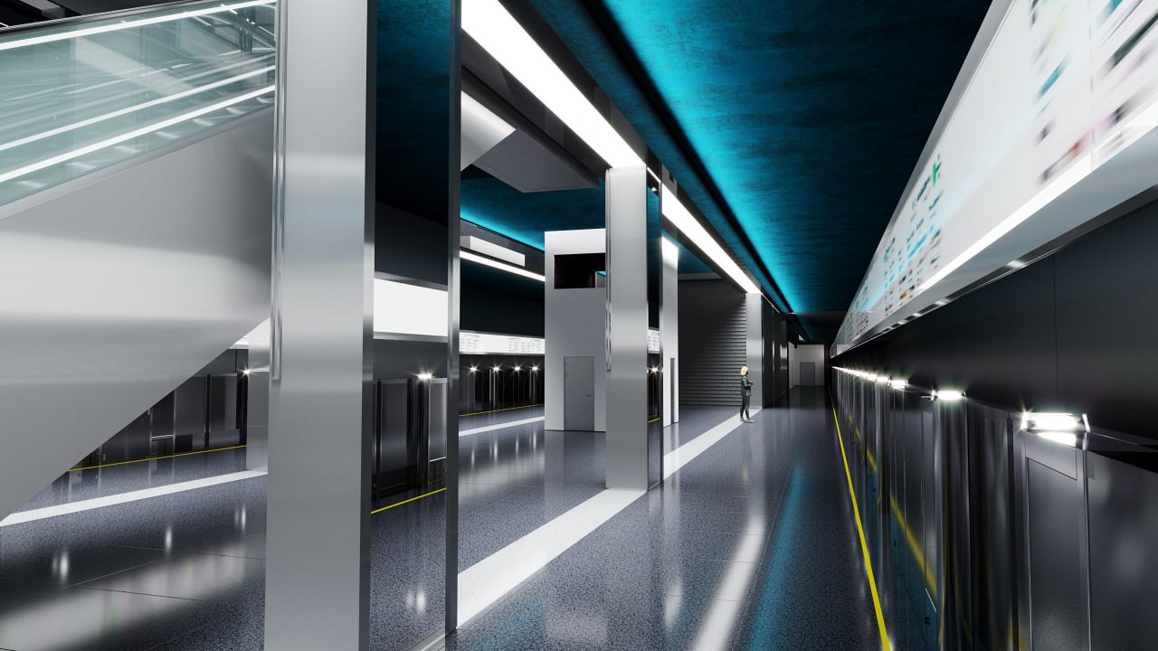 Минский метрополитен показал дизайн еще одной станции третьей линии метро