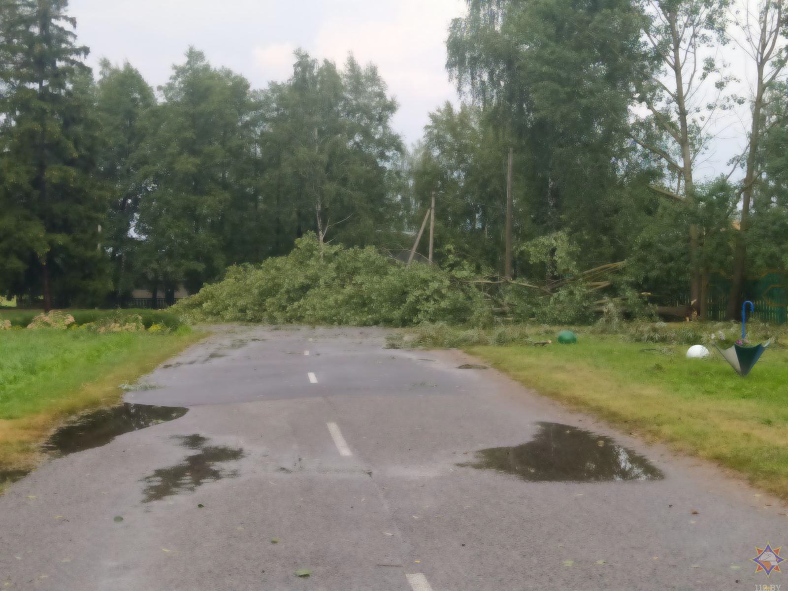 Повреждены кровли 39 домов. МЧС показало последствия непогоды