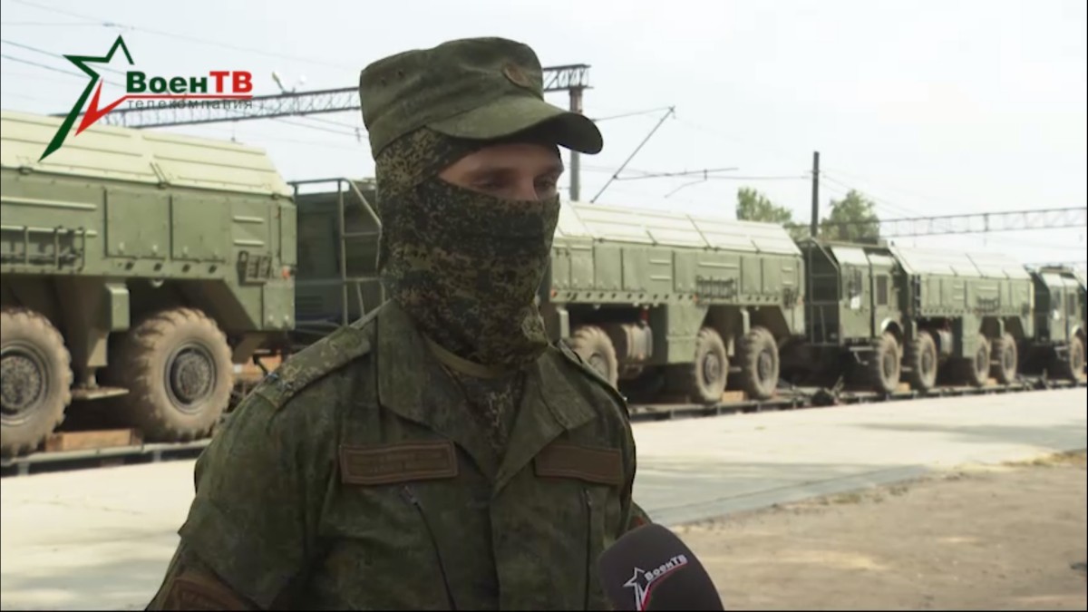 Очередной комплекс "Искандер-М" поступил на вооружение в беларусскую армию