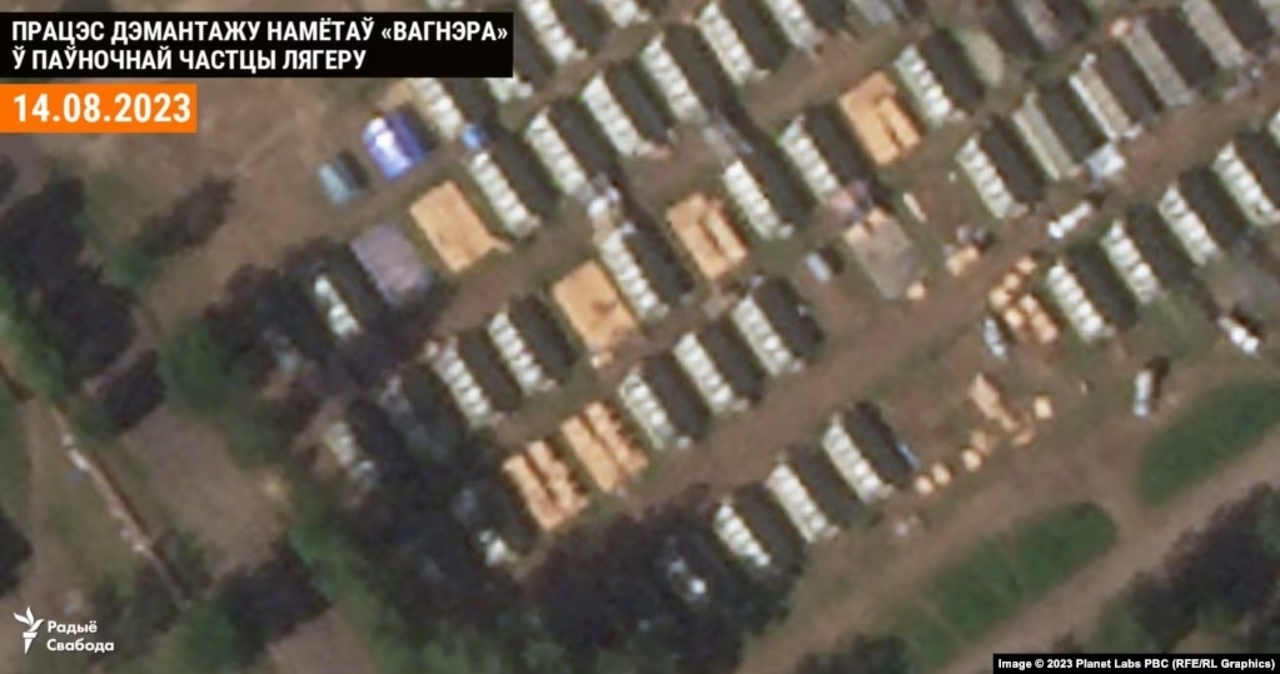 Лагерь "вагнеровцев" под Осиповичами демонтируют