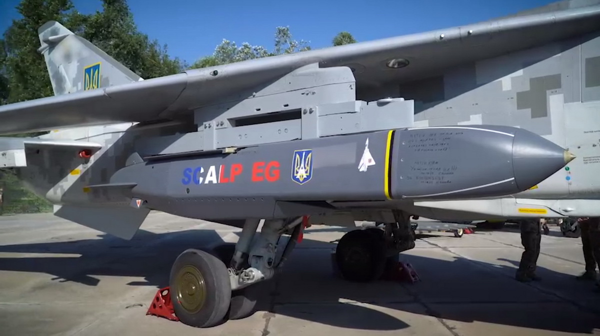 В Украине показали ракеты SCALP-EG