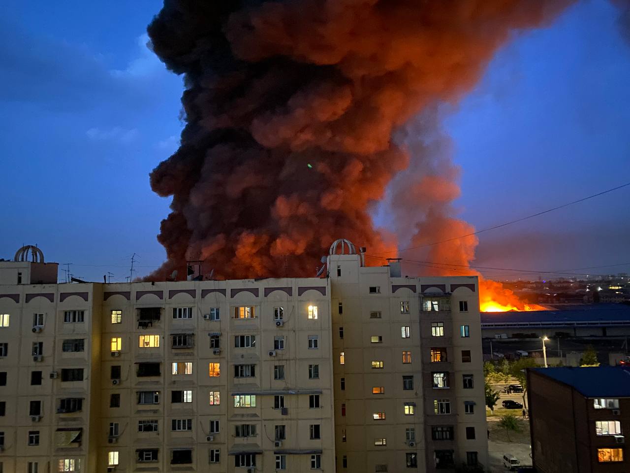 Мощный взрыв прогремел в Ташкенте