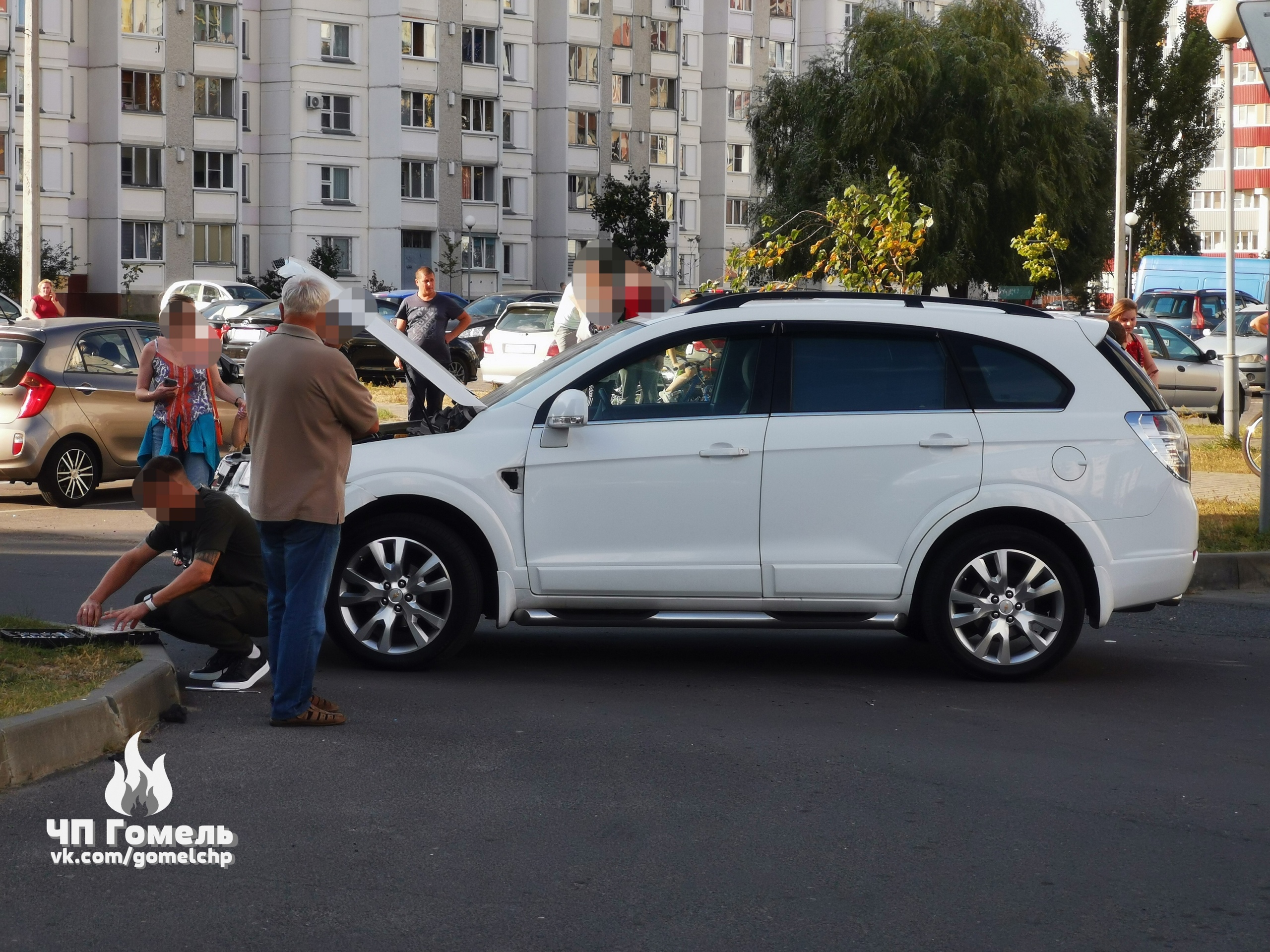 Автомобиль милиции протаранили в Гомеле