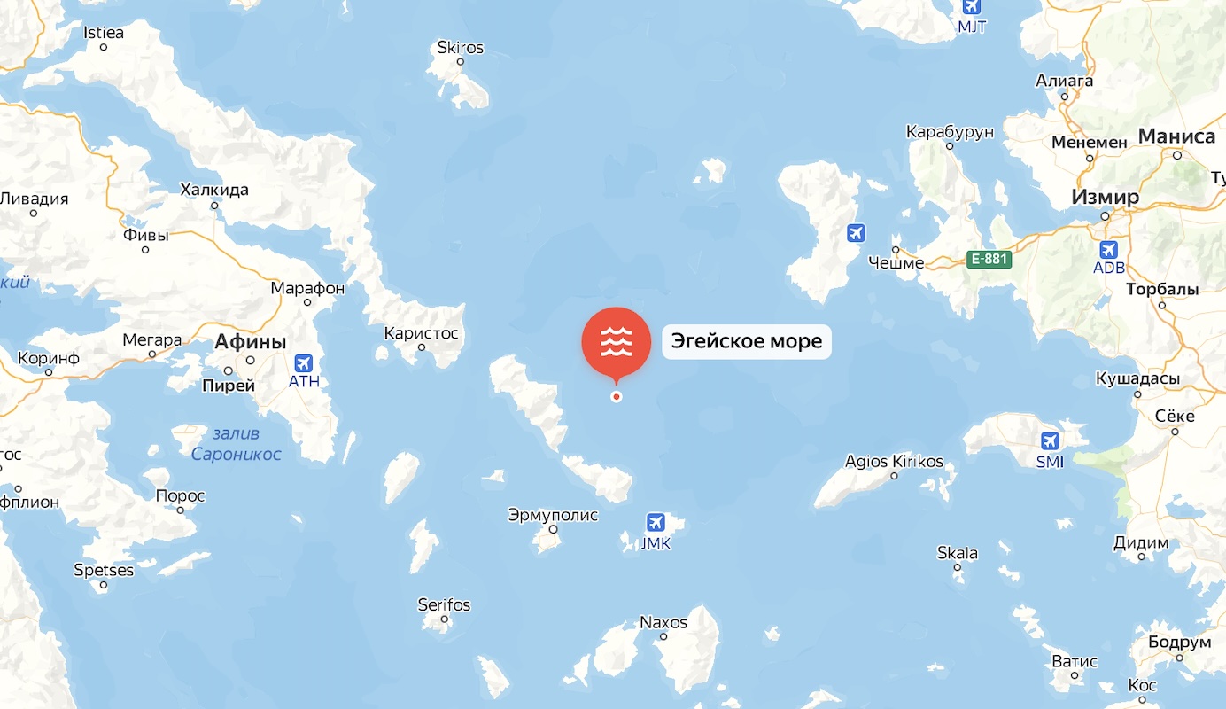 Пользователи считают, что в рамках борьбы с ЛГБТ "Яндекс" удалил Эгейское море