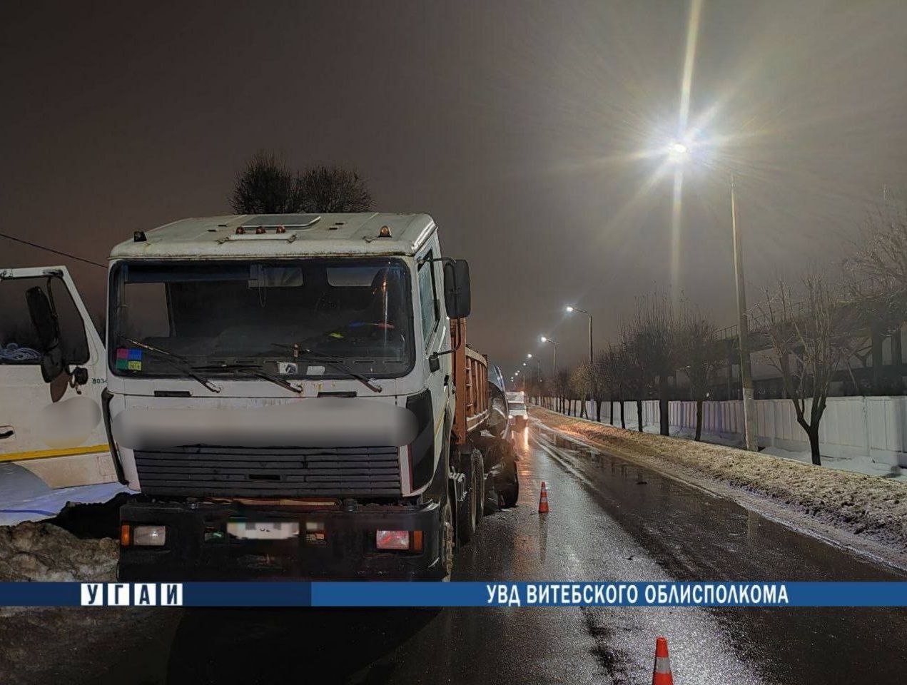 Маршрутка с пассажирами врезалась в грузовик в Орше. Пострадали 12 человек