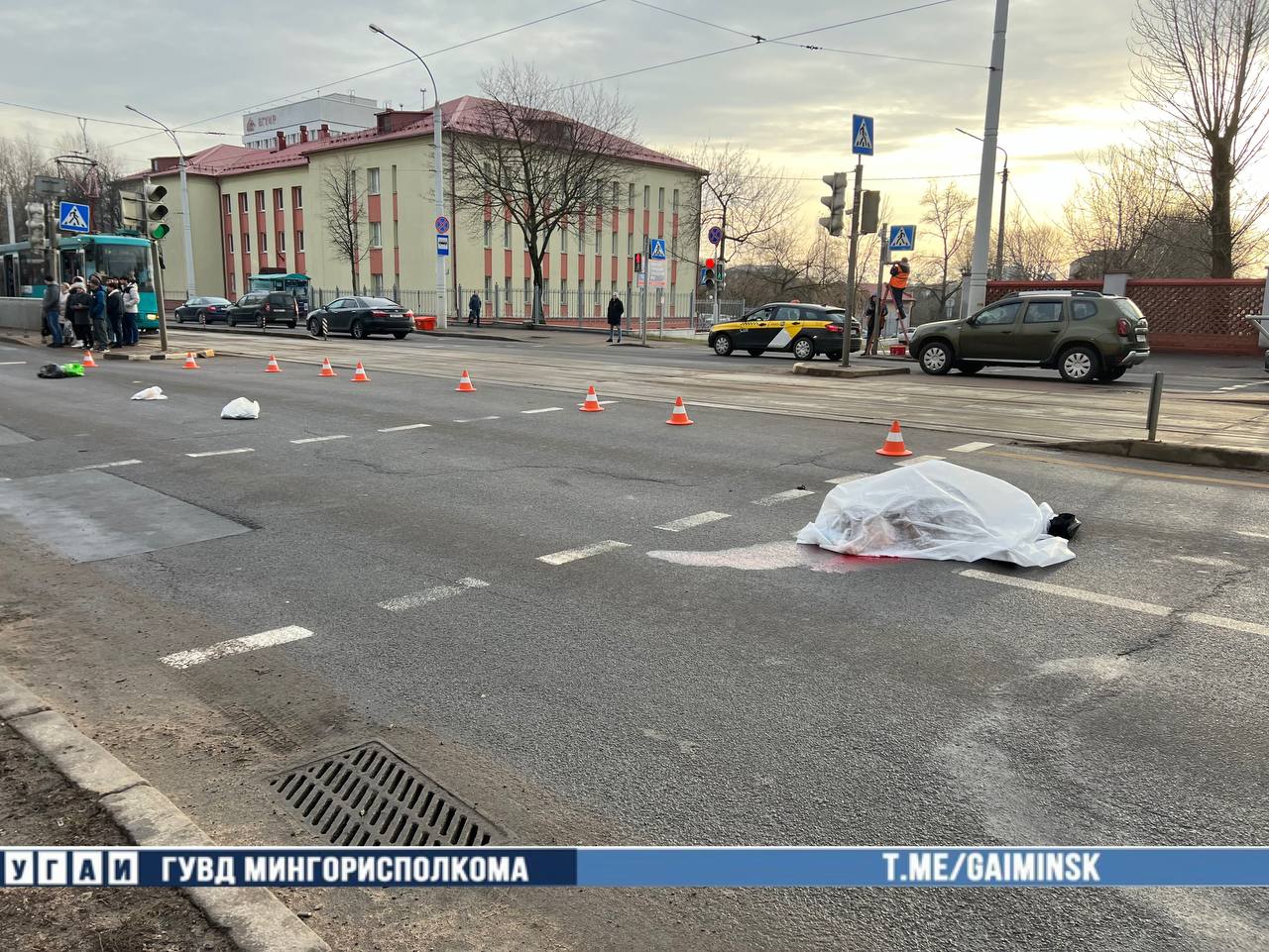 Грузовик насмерть сбил пешехода в Минске
