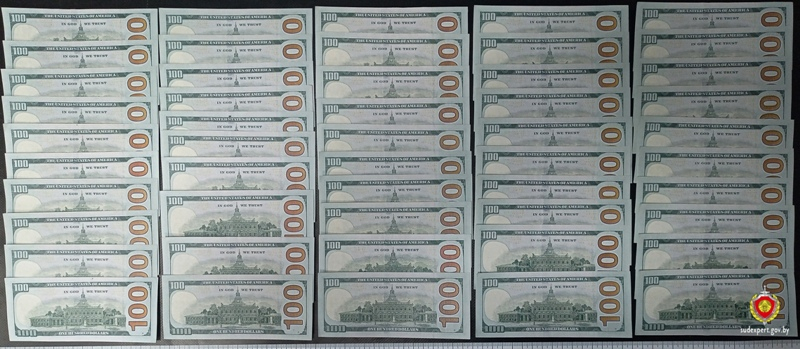 У россиянина, приехавшего в Беларусь за автомобилем, обнаружена крупная сумма в фальшивых долларах