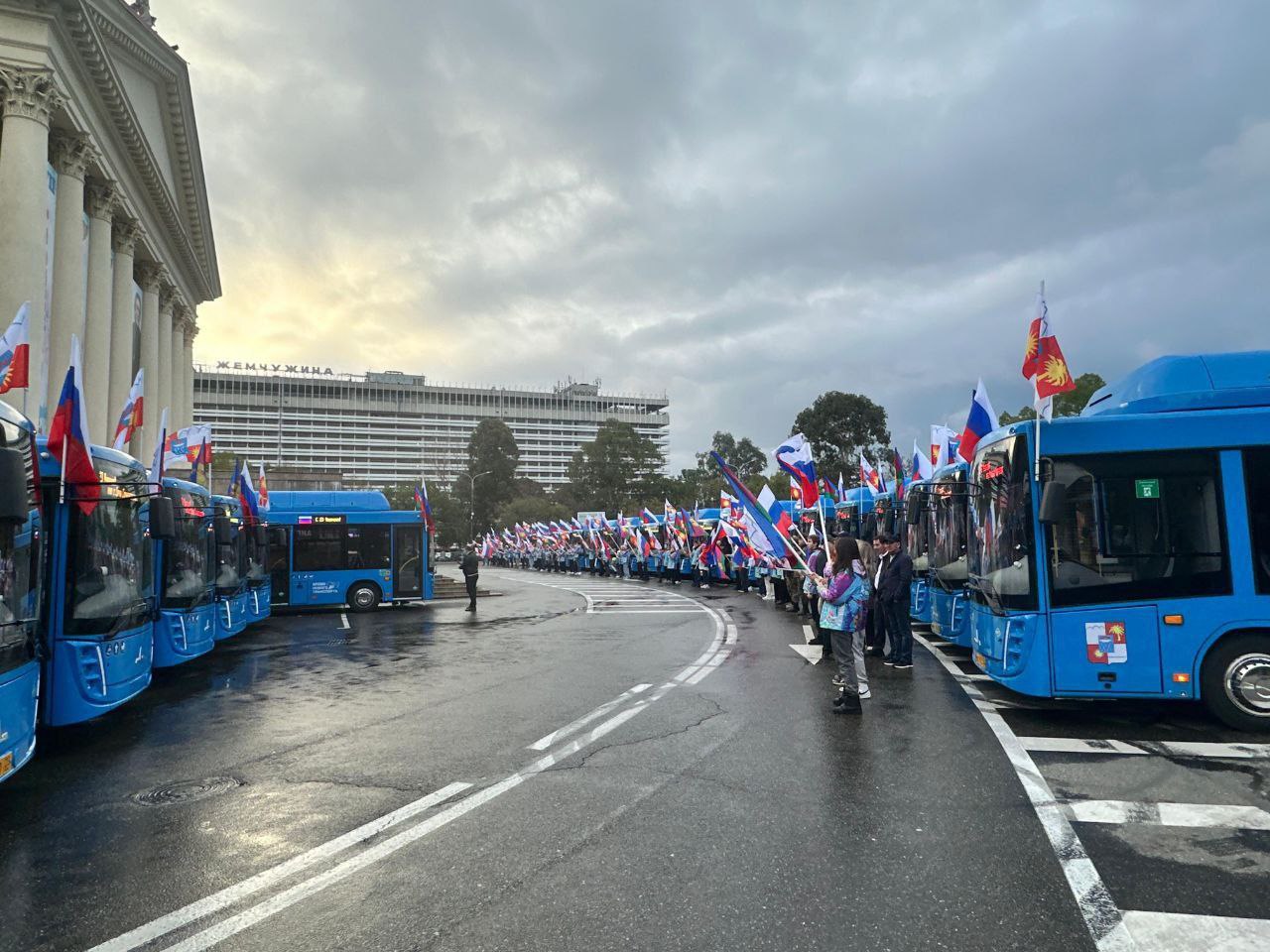 50 автобусов МАЗ прибыли в Сочи