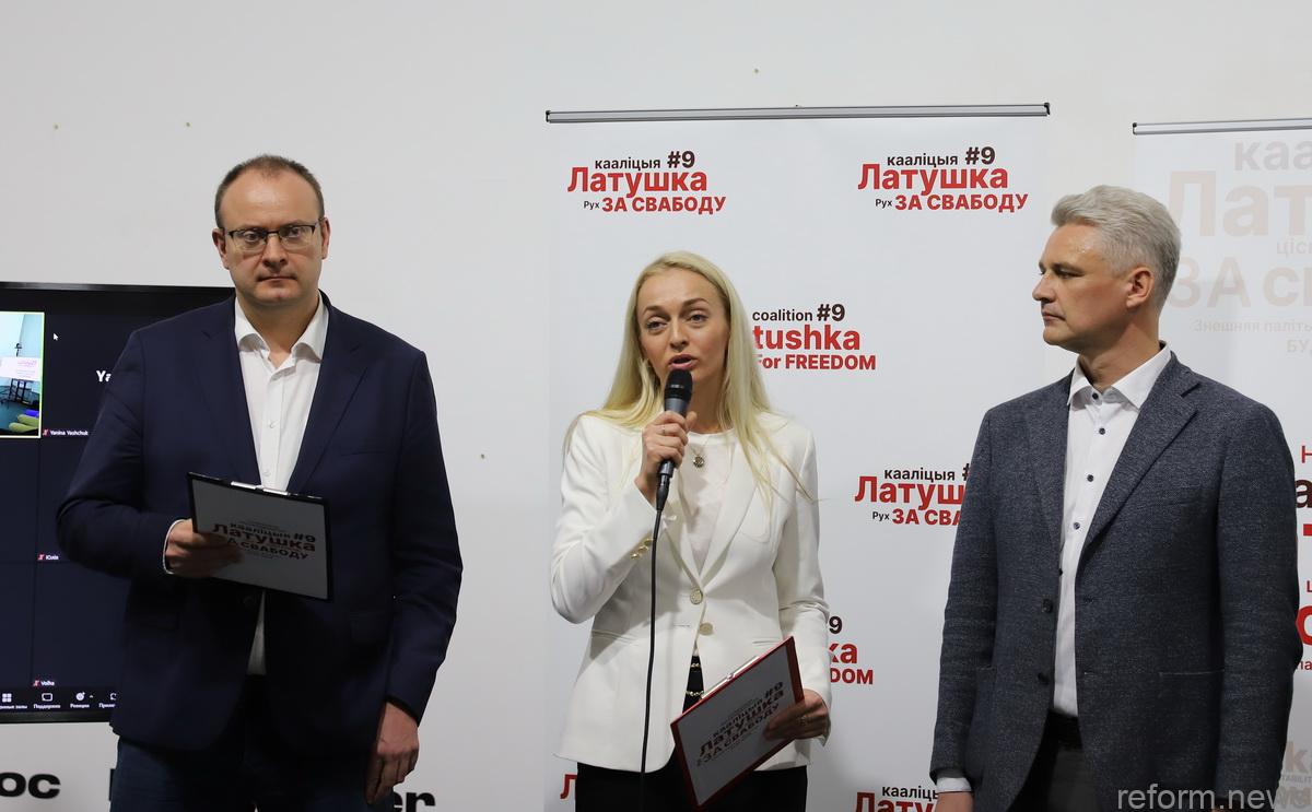 Латушко и Губаревич представили предвыборную программу и рассказали о первых шагах нового КС