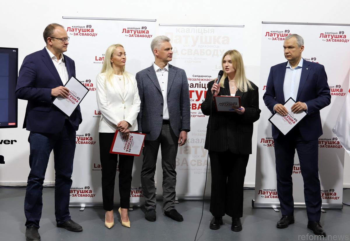Латушко и Губаревич представили предвыборную программу и рассказали о первых шагах нового КС