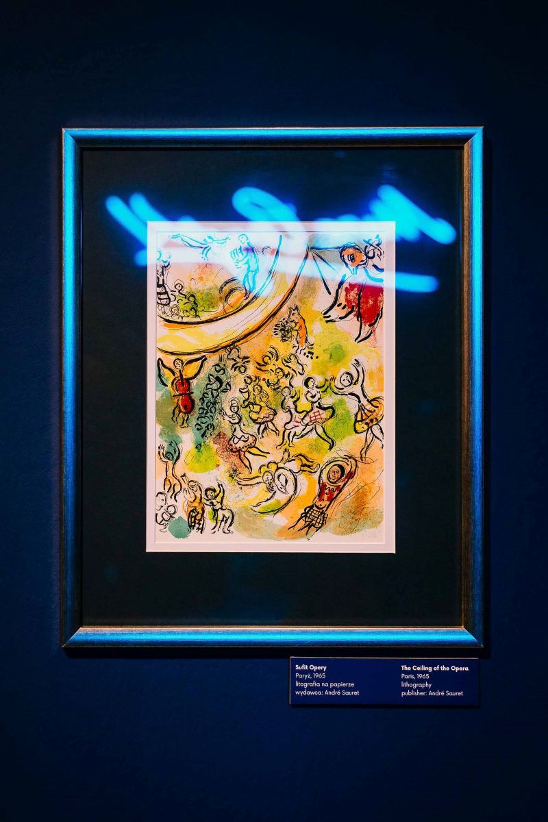У будынку гарадской ратушы Беластока адкрылася выстава літаграфій Марка Шагала