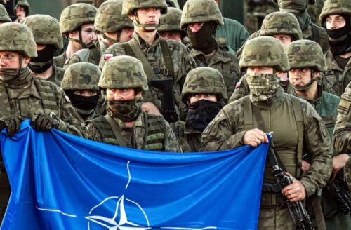 Военнослужащие НАТО на учениях