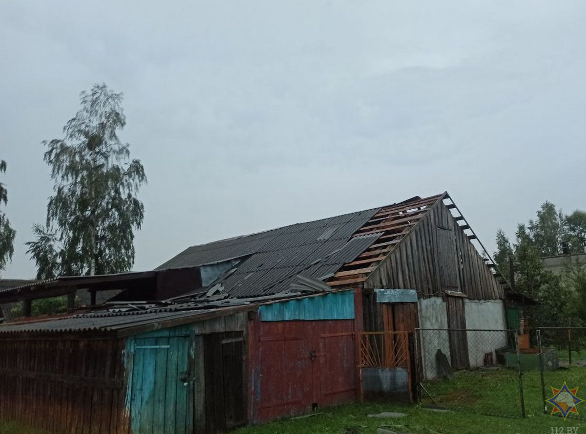 В МЧС рассказали о последствиях непогоды в Новогрудском районе