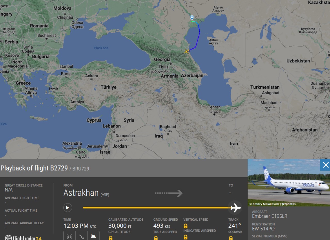 Отказ двигателя - стала известна причина незапланированной посадки самолета «Белавиа» в Астрахани