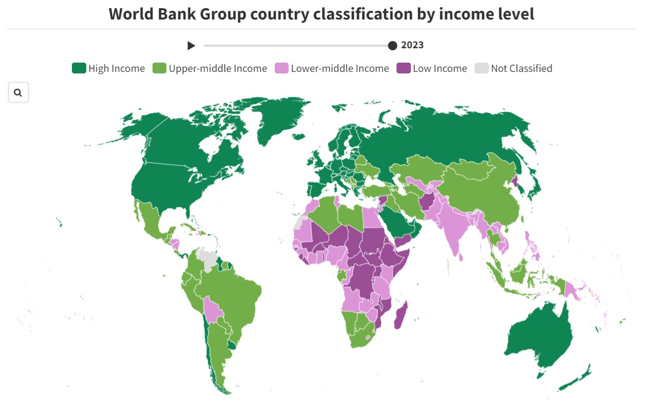 Всемирный банк оставил Беларусь в группе стран с доходом выше среднего