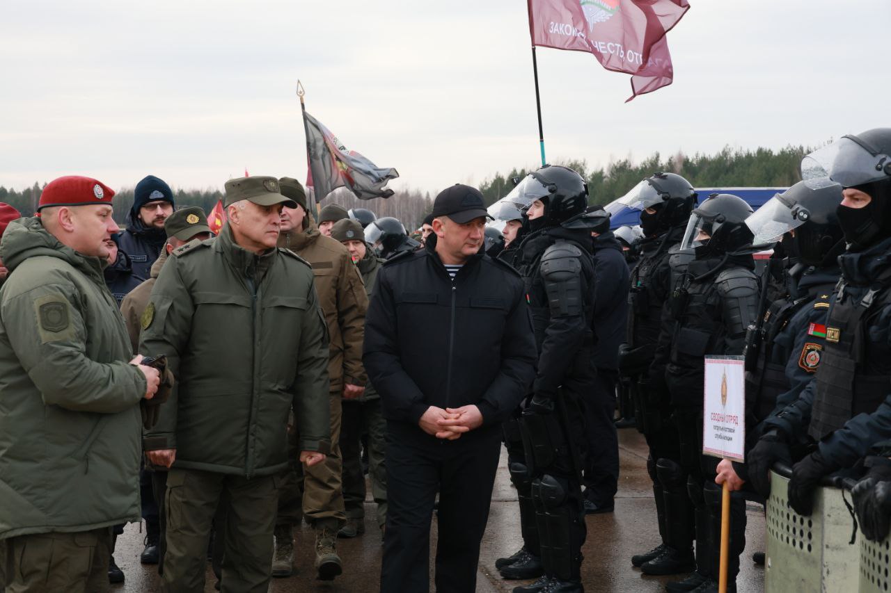 МВД показало тренировку разгона митингов