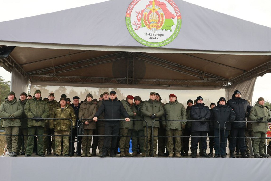 МВД показало тренировку разгона митингов