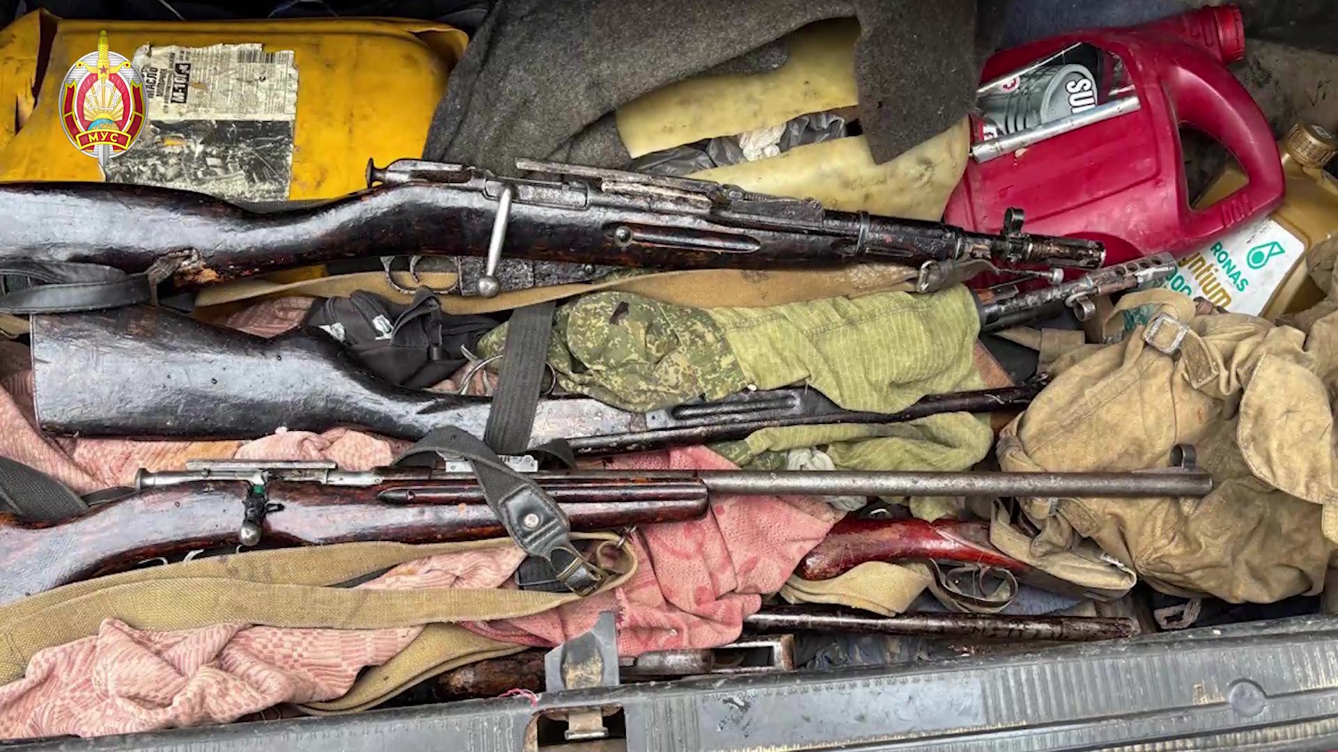 Винтовки и ружья изъяты у жителя Борисовского района