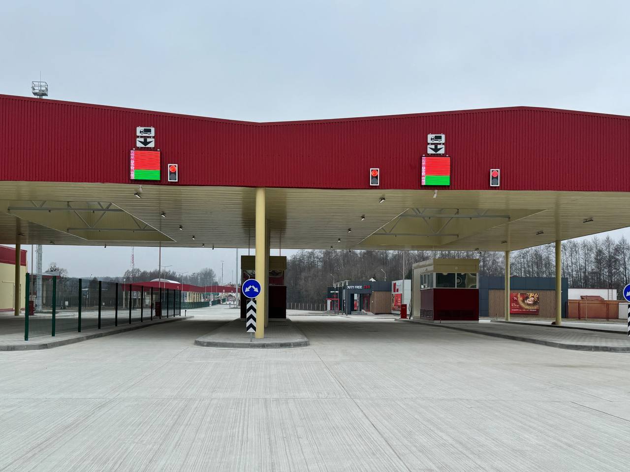 Пункт пропуска "Берестовица" на границе с Польшей открыт после реконструкции