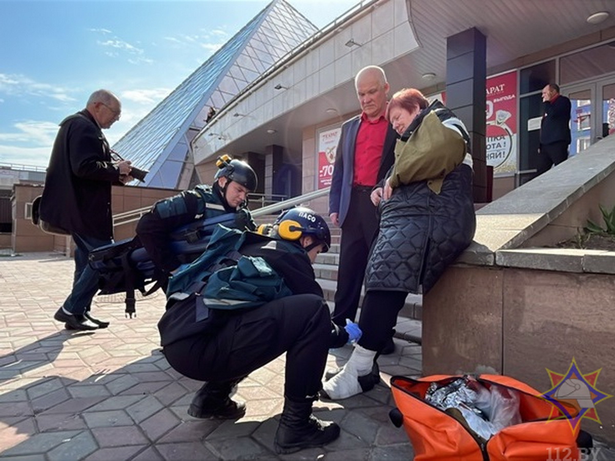 Более 4 тысяч человек эвакуировали из витебского бизнес-центра в рамках учений