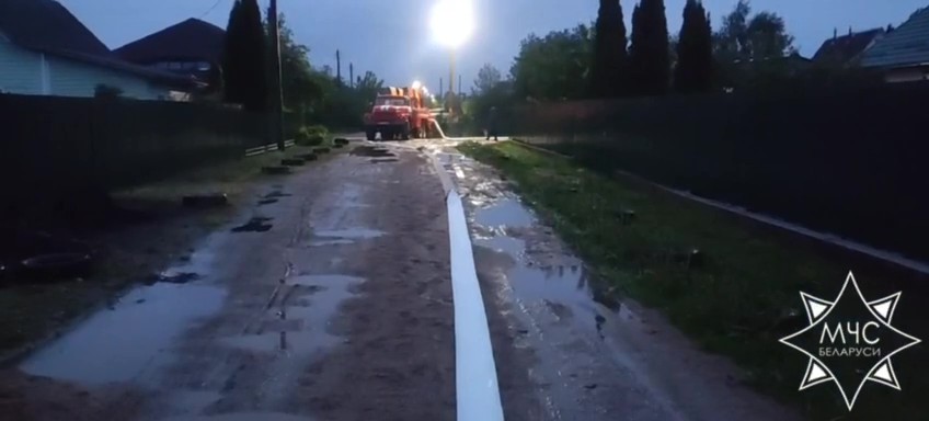 Сильные дожди привели к подтоплению и повреждению дорог в Витебской области