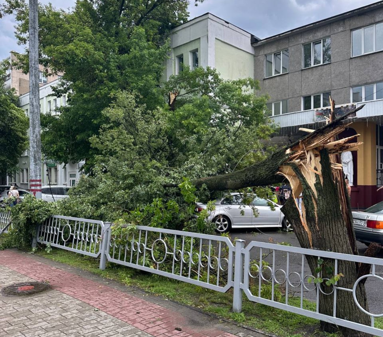 Гомель затопило после дождя