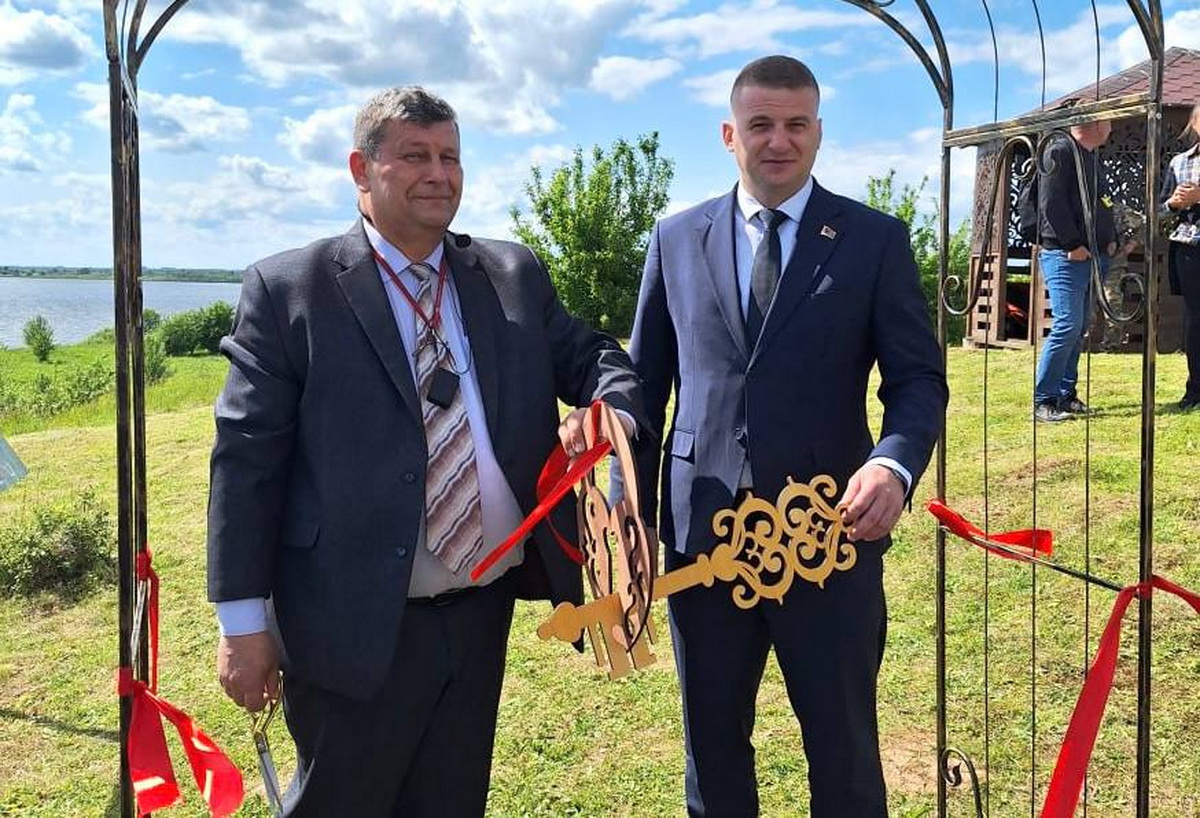 Пешую тропу открыли на самом большом острове Беларуси