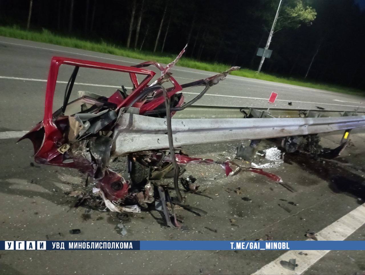 Подросток погиб в аварии в Слуцком районе