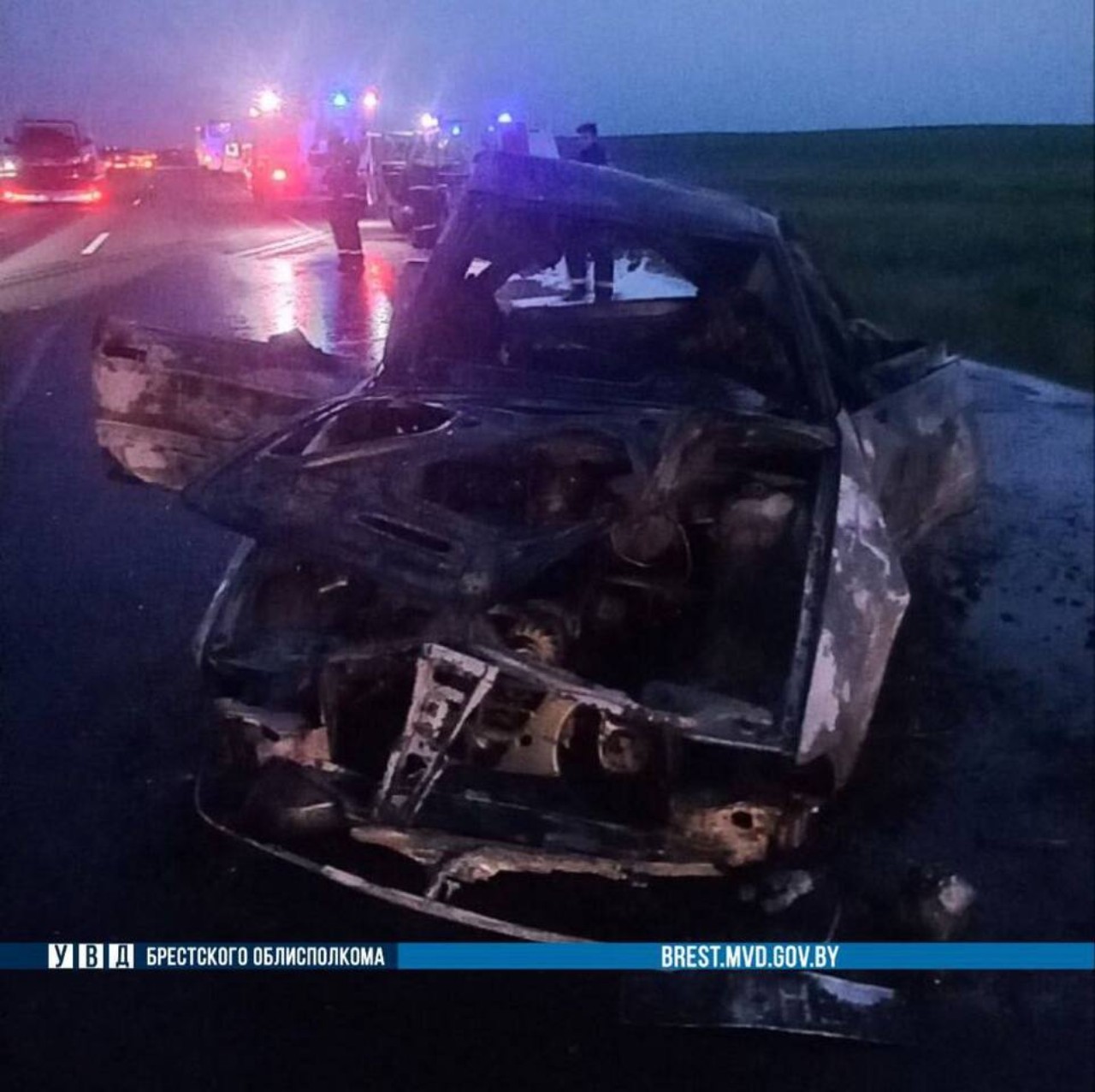 Автобус с 22 пассажирами попал в ДТП в Барановичском районе