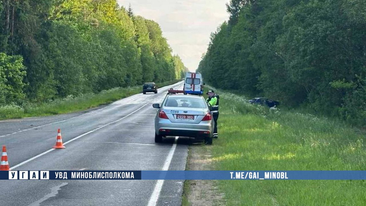 18-летний водитель погиб в ДТП в Червенском районе