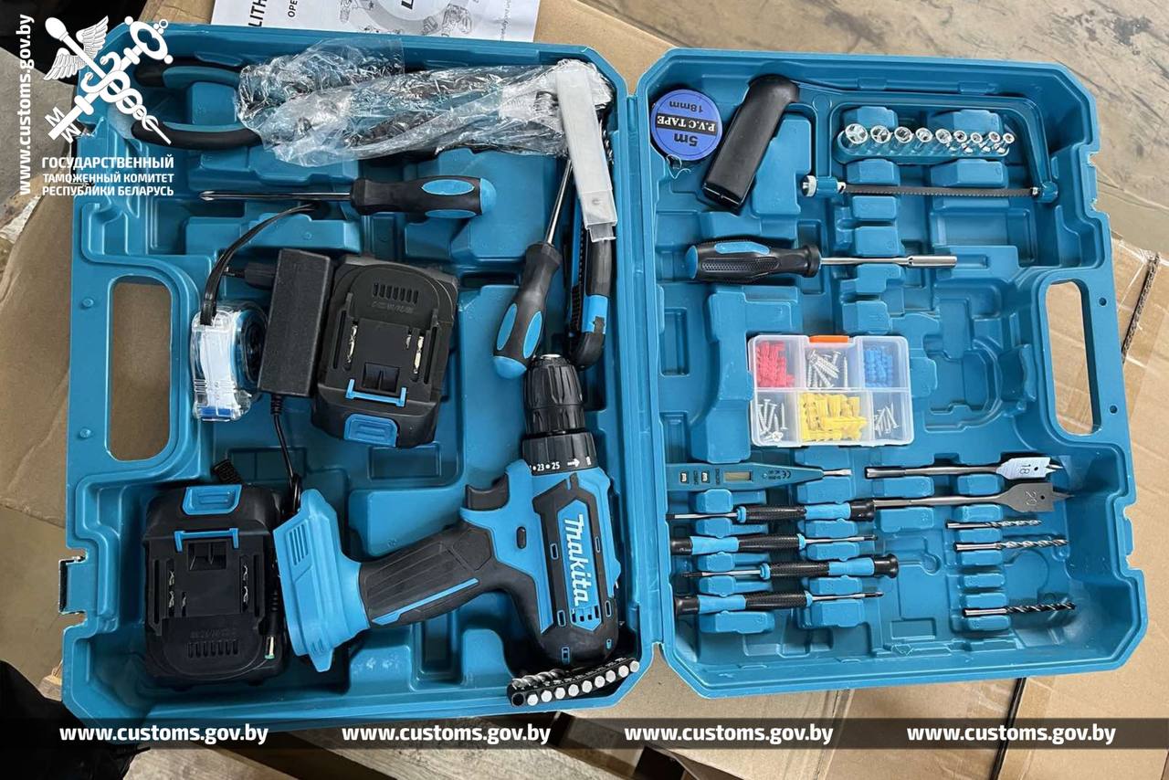 Таможня перехватила поддельные электроинструменты на российской границе