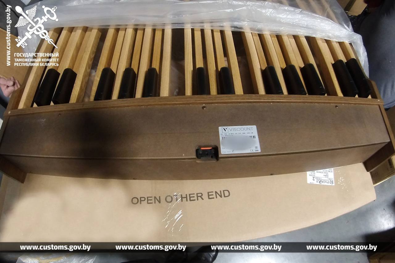 Музыкальную технику и спортивный инвентарь пытались ввезти в Беларусь по заниженной в несколько раз стоимости