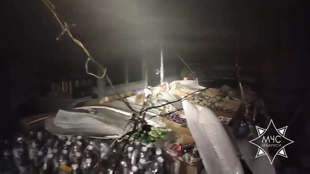 Магазин горел в агрогородке Воля