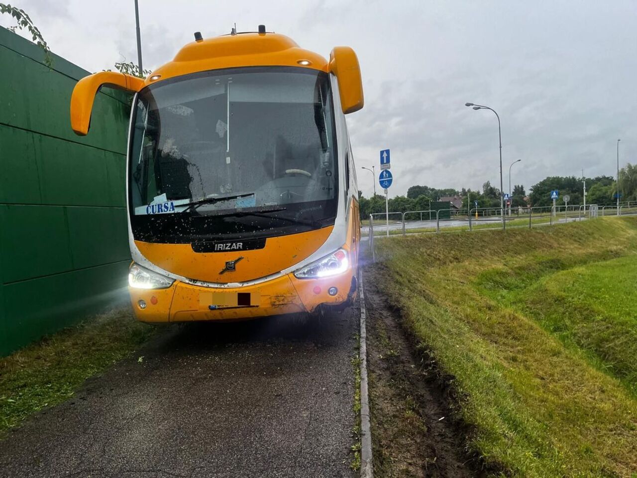 Автобус с беларусами попал в ДТП в Польше